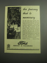 1948 Ford Cars Ad - The journey that is necessary - $18.49