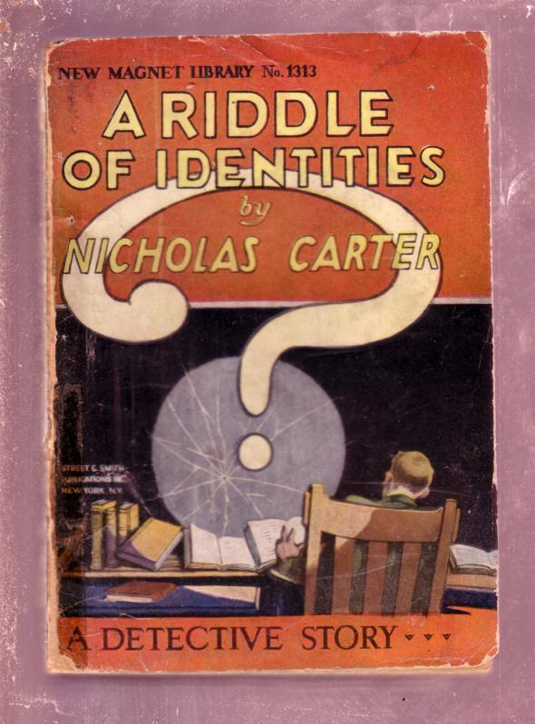 NEW MAGNET LIBRARY-#1313-RIDDLE IDENTITIES-NICK CARTER FR - $31.53