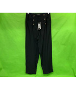 Women’s  High-Rise Tapered Cropped Pants - Who What Wear Black 2 - £13.45 GBP