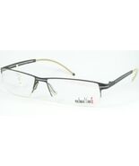 Mainhattan 8332 135 RUBBERIZED DARK GREY PAINT EYEGLASSES GLASSES 57-15-... - $126.60