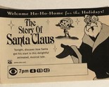 The Story Of Santa Claus Tv Guide Print Ad TPA12 - £4.66 GBP