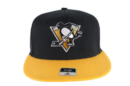New Adidas Pittsburgh Penguins Hockey Classic Logo Spell Out Fitted Hat Cap S/M - £18.95 GBP