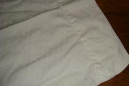 Ralph Lauren Wiltshire Argyle Monogram White Standard Pillowcase EUC - $12.96