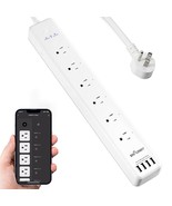 Smart Power Strip Compatible With Alexa Google Home, Smart Plug Wifi Out... - £58.06 GBP