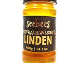 Seebees Linden Natural Raw Honey 14oz 400g from Serbia European - £23.21 GBP