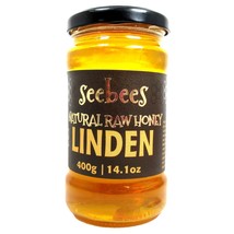 Seebees Linden Natural Raw Honey 14oz 400g from Serbia European - £23.14 GBP