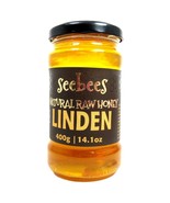 Seebees Linden Natural Raw Honey 14oz 400g from Serbia European - £23.08 GBP