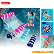 Inflatable Pool Hammocks for Adults: 4 Functions in 3 Stunning Colors - $52.42