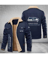 men's youth winter blue cotton seattle seahawks  RugbySalute team uniform - $88.00