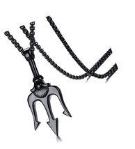 Hisatan Poseidon Trident Pendant Stainless Steel Ancient for - $40.52