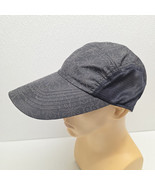 Illuminite Running Hat Cap Mesh Long Brim 5 Panel Hat Black Floral Pattern - $34.57 CAD