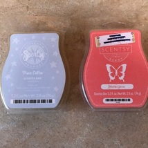 Scentsy Pima Cotton &amp; Aloha Citrus Wax Cubes Melts Lot - £19.65 GBP