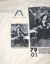 RARE Women AALIYAH Light Yellow T-Shirt Sz Medium M Ripple Junction Tee image 3