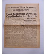 STARS &amp; STRIPES 3RD Attacks on 110 Mile Front Czech Revolt Frees Prague ... - $1,110.19 MXN