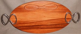 Nambe Acacia Wood Infinity Model Cheese Board Or Tray - £63.30 GBP
