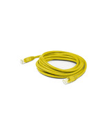 Addon ADD-1FSLCAT6-YW 1FT YELLOW CAT6 SLIM UTP PVC SNAGLESS CLEAR-CLAW P... - $424.65 MXN