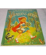 Wonder Book Three Little Pigs and Little Red Riding Hood No 609 Two in O... - $185.88 MXN