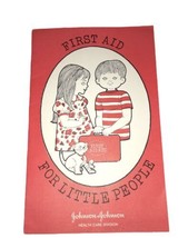 Johnson And Johnson First Aid For Little People Book 1974 - £29.03 GBP