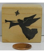 Rubber Stamp PSX 1983 Angel with Trumpet 1-1/2X1-1/2&quot;   BAX - £3.13 GBP