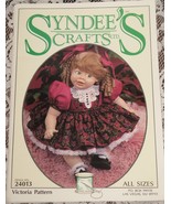 Syndee&#39;s Crafts Pattern 24013 Victoria Dress, Attached Slip &amp; Pants - €6,80 EUR