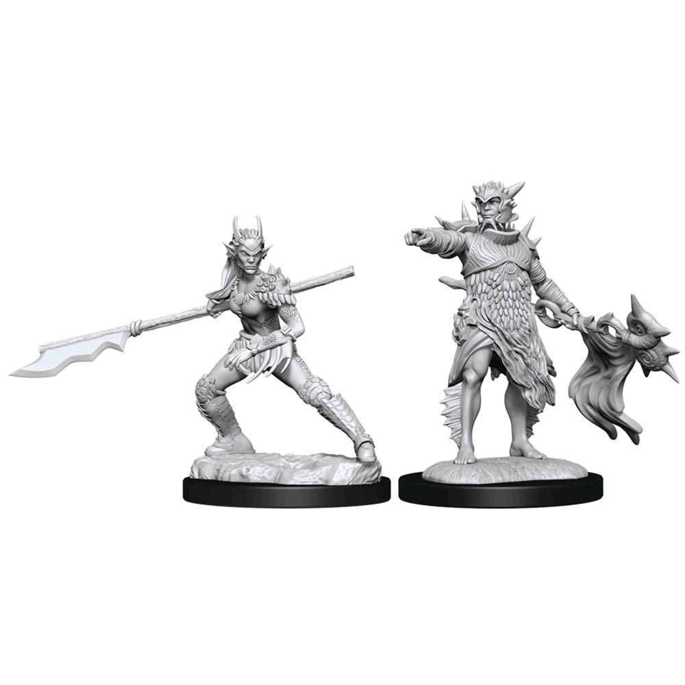 MG Unpainted Miniatures Coralhelm Commander &amp; Halimar - $17.80