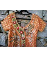 Indian Kurti Tunic Top for Leggings Women Embroidered Readymade Pakistan... - £28.46 GBP
