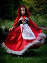 Custom Little Red Riding Hood Costume Halloween Cosplay Costume - £70.97 GBP