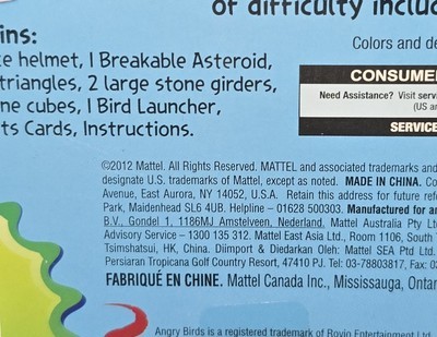 Mattel Angry Birds Space 2012 100% Complete With Cards Item image 5