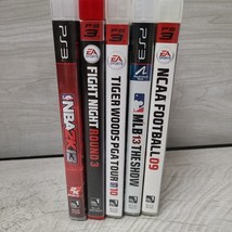 PS3 PlayStation Video Game Lot Of 5 Sports Games Pre-owned - £9.77 GBP