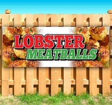 Lobster Meatballs Advertising Vinyl Banner Flag Sign Many Sizes - £21.71 GBP+