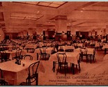 Crystal Cafeteria Sepia View San Francisco California CA 1915 DB Postcar... - $3.51