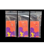 Set of 3 Walt Disney Travel Co Inc Mickey Mouse Red &amp; Purple Sturdy Plas... - £10.91 GBP