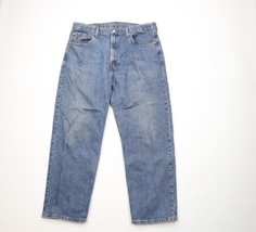 Vintage Y2K Levis 550 Mens 38x30 Distressed Relaxed Fit Denim Jeans Blue Cotton - £39.48 GBP