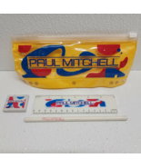 Vintage Paul Mitchell Hair Salon Advertising Ruler, pouch, pencil, erase... - $59.72 CAD