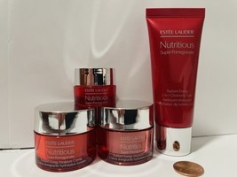 4 piece Estee Lauder Nutritious Super Pomegranate Radiant Energy Travel Size - £27.52 GBP