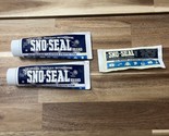 Vintage Sno-Seal All Season Leather Protection 3.5 Oz 2 Tubes &amp; Sample P... - $14.24