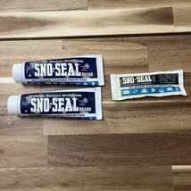 Vintage Sno-Seal All Season Leather Protection 3.5 Oz 2 Tubes &amp; Sample Pack USA - £11.25 GBP