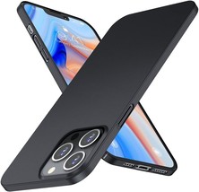 Black Ultra Slim Thin Case Compatible With iPhone 13 Pro Max - £12.09 GBP
