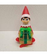 Elf On The Shelf Plastic With Present Candy Surprise Trinket Box Christmas - $15.83