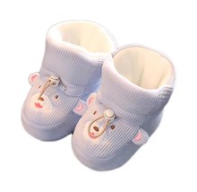 Baby Cotton Boots Winter Newborn Warm First Walkers With Soft Anti Slip Sole - £14.91 GBP