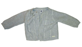 Janie and Jack sweater 6 to 12 months Grey - £5.50 GBP