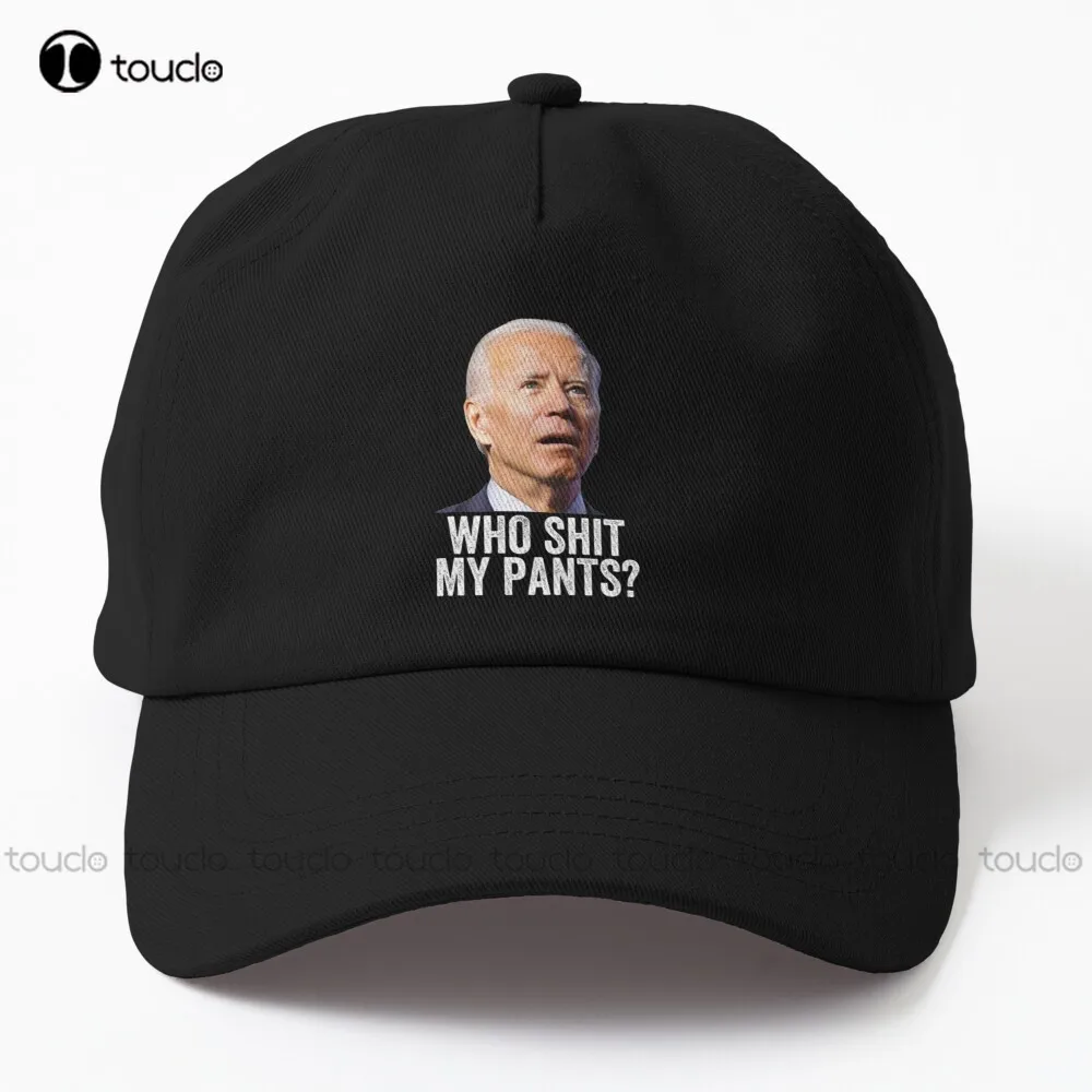 Who Shit My Pants Biden Dad Hat Tattoo Caps Harajuku Gd Hip Hop Custom - £14.84 GBP