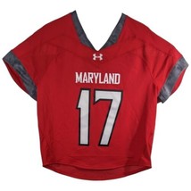Maryland Terrapins Lacrosse Jersey Mens Large #17 Under Armour Command Terps - £62.57 GBP