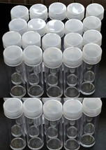 You Pick 25 BCW Penny,Nickel,Dime,Quarter,Half Dollar Round Plastic Coin Tubes - $19.95