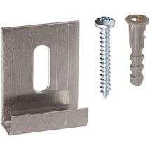 Prime-Line Mirror Holder Clip Screws &amp; Anchors Fits 1/4" Thick Mirrors Card - $20.72