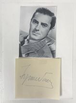 Tyrone Power (d. 1958) Signed Autographed 8.5x11 Signature Display Lifetime COA - £100.56 GBP