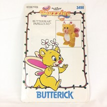 1985 Butterick 3498 Disney Wuzzles BUTTERBEAR 12&quot; Stuffed Toy Pattern Uncut - £8.12 GBP