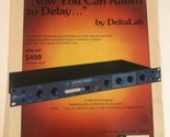 1980s Delta lab Effectron Vintage Print Ad Advertisement pa9 - £4.72 GBP