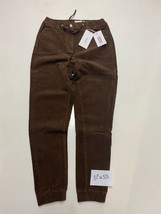 LINEA TESINI @ Kaleidoscope Cord Cuffed Trousers in Chocolate  (bp455.1) - £6.93 GBP