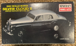 MINICRAFT 11209 - 1962 ROLLS ROYCE SILVER CLOUD II 1:24 Scale - Open Box - $24.90